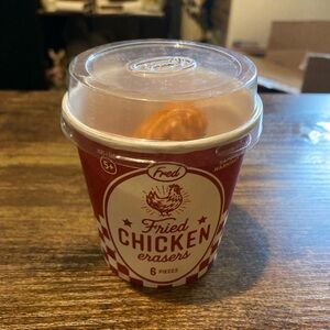 Fred bucket of fried chicken erasers